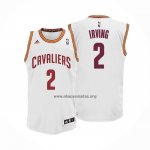 Camiseta Cleveland Cavaliers Kyrie Irving NO 2 Blanco