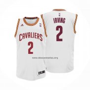 Camiseta Cleveland Cavaliers Kyrie Irving NO 2 Blanco