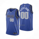 Camiseta Dallas Mavericks Personalizada Icon 2020-21 Azul
