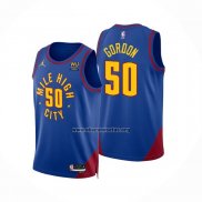 Camiseta Denver Nuggets Aaron Gordon NO 50 Statement 2022-23 Azul