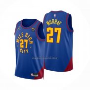 Camiseta Denver Nuggets Jamal Murray NO 27 Statement 2022-23 Azul