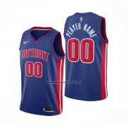 Camiseta Detroit Pistons Personalizada Icon Azul