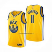 Camiseta Golden State Warriors Klay Thompson NO 11 Statement Oro