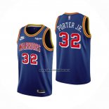 Camiseta Golden State Warriors Otto Porter Jr. NO 32 75th Anniversary Azul