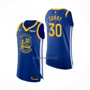 Camiseta Golden State Warriors Stephen Curry NO 30 Icon Autentico Azul