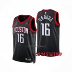 Camiseta Houston Rockets Usman Garuba NO 16 Statement 2023-24 Negro