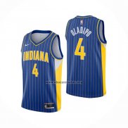 Camiseta Indiana Pacers Victor Oladipo NO 4 Ciudad 2020-21 Azul