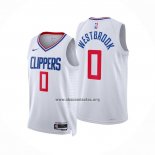 Camiseta Los Angeles Clippers Russell Westbrook NO 0 Association 2022-23 Blanco