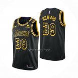 Camiseta Los Angeles Lakers Dwight Howard NO 39 Mamba 2021-22 Negro
