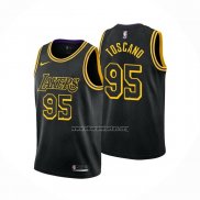 Camiseta Los Angeles Lakers Juan Toscano-Anderson NO 95 Mamba 2021-22 Negro