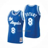 Camiseta Los Angeles Lakers Kobe Bryant NO 8 Mitchell & Ness 1996-97 Azul