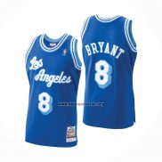 Camiseta Los Angeles Lakers Kobe Bryant NO 8 Mitchell & Ness 1996-97 Azul