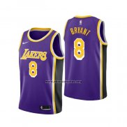 Camiseta Los Angeles Lakers Kobe Bryant NO 8 Statement Violeta