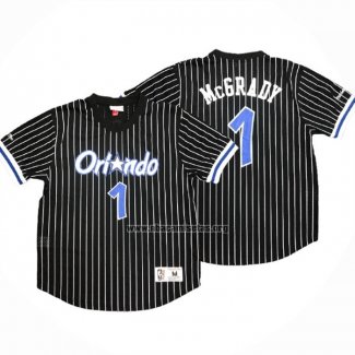 Camiseta Manga Corta Orlando Magic Tracy McGrady NO 1 Negro