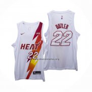 Camiseta Miami Heat Jimmy Butler NO 22 Fashion Royalty Blanco
