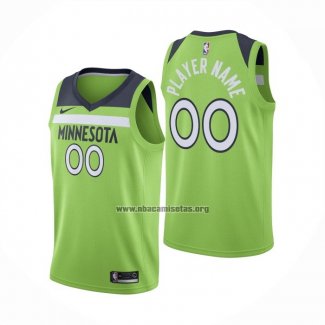 Camiseta Minnesota Timberwolves Personalizada Statement Verde