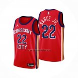 Camiseta New Orleans Pelicans Larry Nance Jr NO 22 Statement 2023-24 Rojo