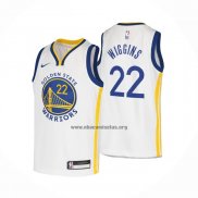 Camiseta Nino Golden State Warriors Andrew Wiggins NO 22 Association Blanco