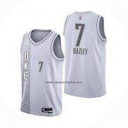 Camiseta Oklahoma City Thunder Darius Bazley NO 7 Ciudad 2021-22 Blanco