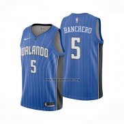 Camiseta Orlando Magic Paolo Banchero NO 5 Icon 2022-23 Azul