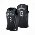 Camiseta Orlando Magic R.J. Hampton NO 13 Ciudad 2022-23 Negro