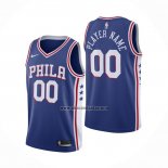 Camiseta Philadelphia 76ers Personalizada Icon 2020-21 Azul