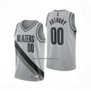 Camiseta Portland Trail Blazers Carmelo Anthony NO 00 Earned 2020-21 Gris