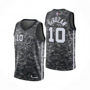 Camiseta San Antonio Spurs DeMar DeRozan NO 10 Ciudad Camuflaje