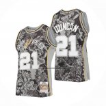 Camiseta San Antonio Spurs Tim Duncan NO 21 Special Year Of The Tiger Negro.