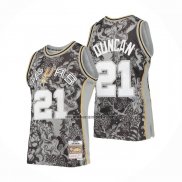 Camiseta San Antonio Spurs Tim Duncan NO 21 Special Year Of The Tiger Negro.