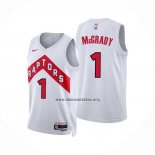Camiseta Toronto Raptors Tracy Mcgrady NO 1 Association 2022-23 Blanco