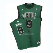 Camisetas Boston Celtics Rajon Rondo NO 9 Verde1