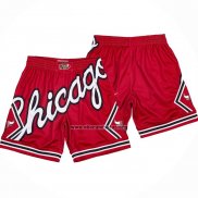 Pantalone Chicago Bulls Mitchell & Ness Rojo