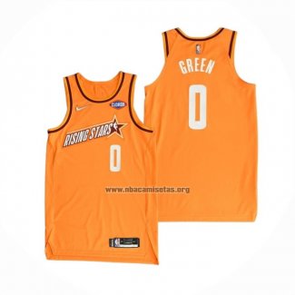 Camiseta 2022 Rising Star Jalen Green NO 0 Worthy Naranja