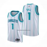 Camiseta Charlotte Hornets LaMelo Ball NO 1 Association 2022-23 Blanco