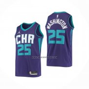 Camiseta Charlotte Hornets P.J. Washington NO 25 Statement 2020-21 Violeta