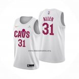 Camiseta Cleveland Cavaliers Jarrett Allen NO 31 Association 2022-23 Blanco