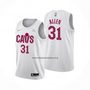 Camiseta Cleveland Cavaliers Jarrett Allen NO 31 Association 2022-23 Blanco