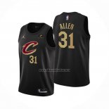 Camiseta Cleveland Cavaliers Jarrett Allen NO 31 Statement 2022-23 Negro