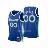 Camiseta Dallas Mavericks Personalizada Ciudad 2022-23 Azul