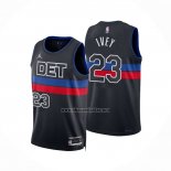 Camiseta Detroit Pistons Jaden Ivey NO 23 Statement 2022-23 Negro