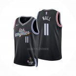 Camiseta Los Angeles Clippers John Wall NO 11 Ciudad 2022-23 Negro