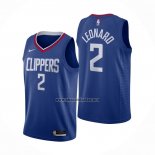Camiseta Los Angeles Clippers Kawhi Leonard NO 2 Icon 2020-21 Azul