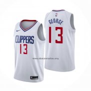 Camiseta Los Angeles Clippers Paul George NO 13 Association 2017-18 Blanco