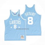 Camiseta Los Angeles Lakers Kobe Bryant NO 8 Mitchell & Ness 2004-05 Azul