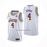 Camiseta Los Angeles Lakers Rajon Rondo NO 4 Association 2021-22 Blanco
