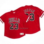 Camiseta Manga Corta Chicago Bulls Michael Jordan NO 23 Rojo2