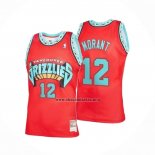 Camiseta Memphis Grizzlies Ja Morant NO 12 Mitchell & Ness 1998-99 Rojo