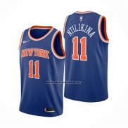 Camiseta New York Knicks Frank Ntilikina NO 11 Icon Azul