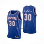 Camiseta New York Knicks Julius Randle NO 30 Statement 2020-21 Azul